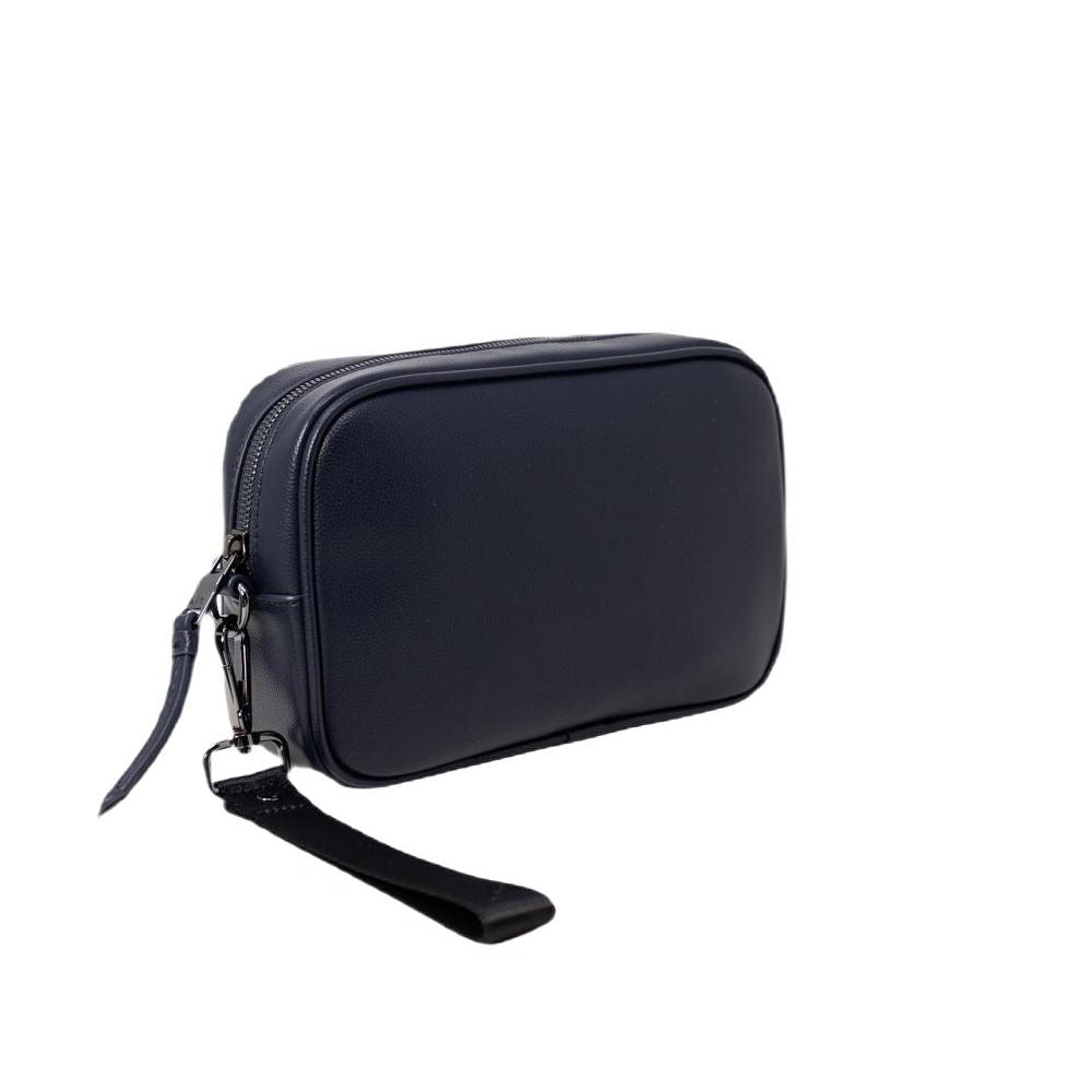 Armani Exchange Μπλε Βαλίτσα Από Πολυεστέρα Και Ταξίδια