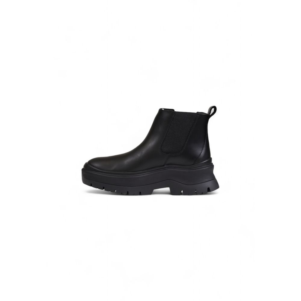 Timberland Μαύρη Δερμάτινη Μπότα